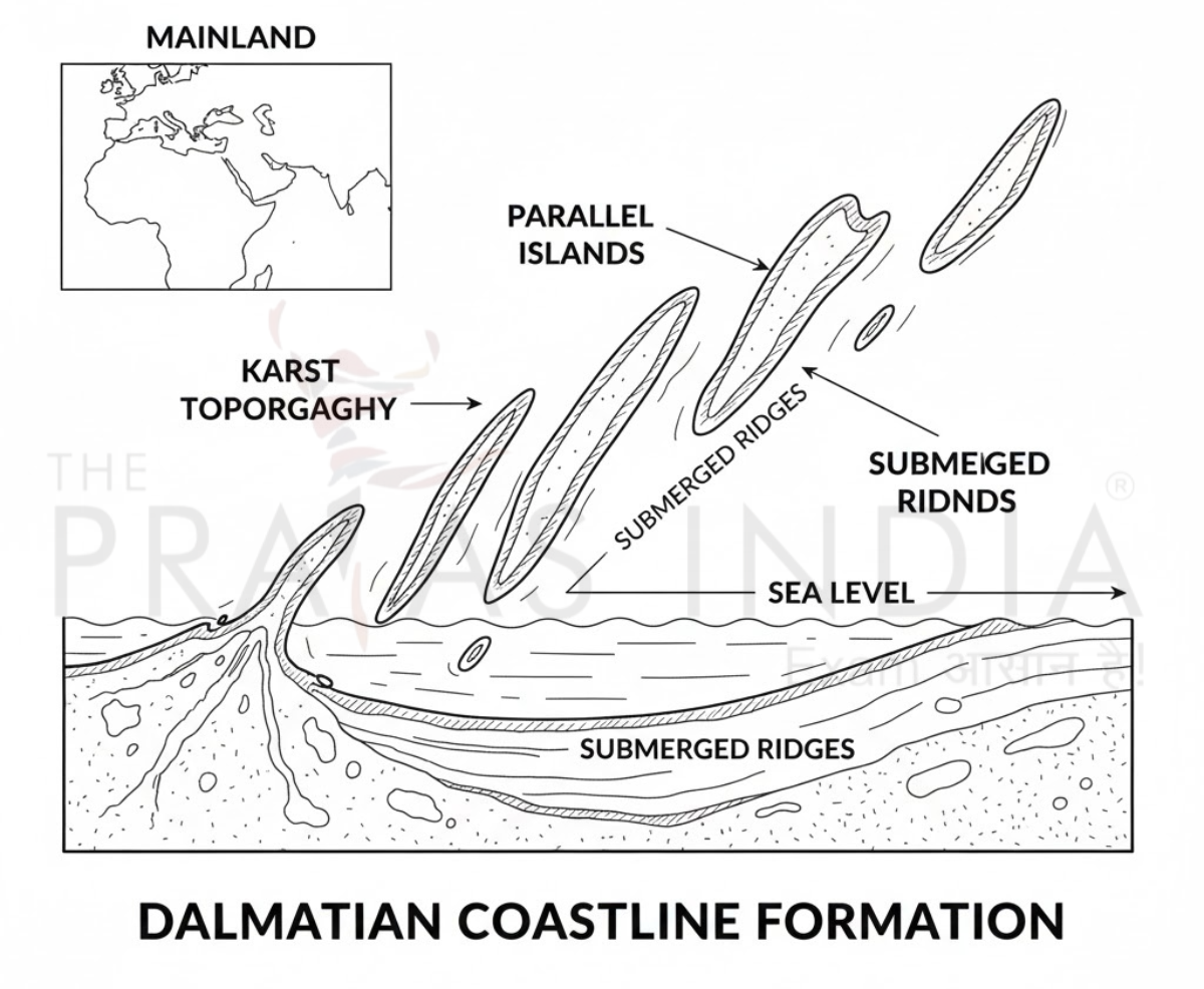 Dalmatian Coastline Formation – Adriatic Sea The Prayas India