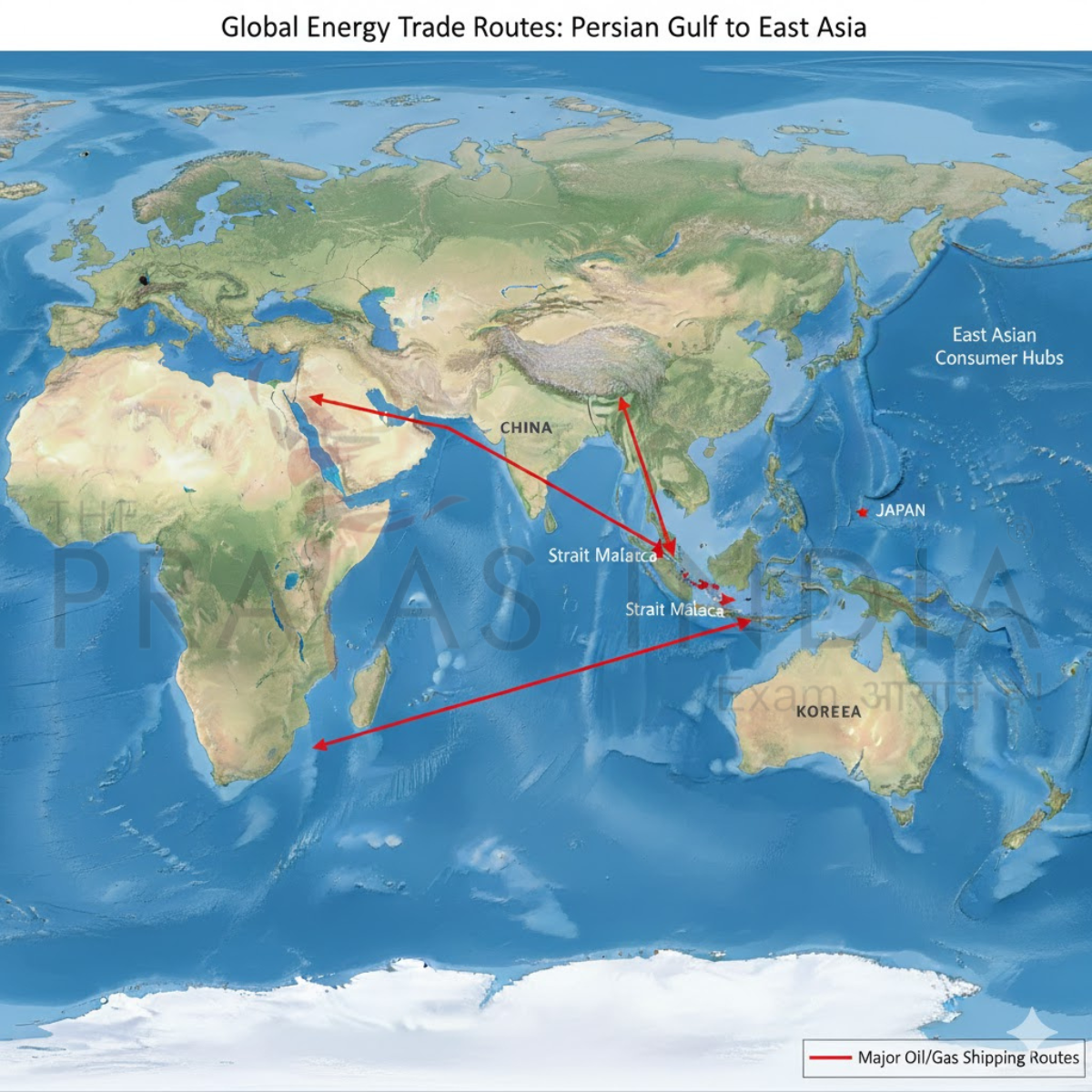 Global Energy Trade Routes