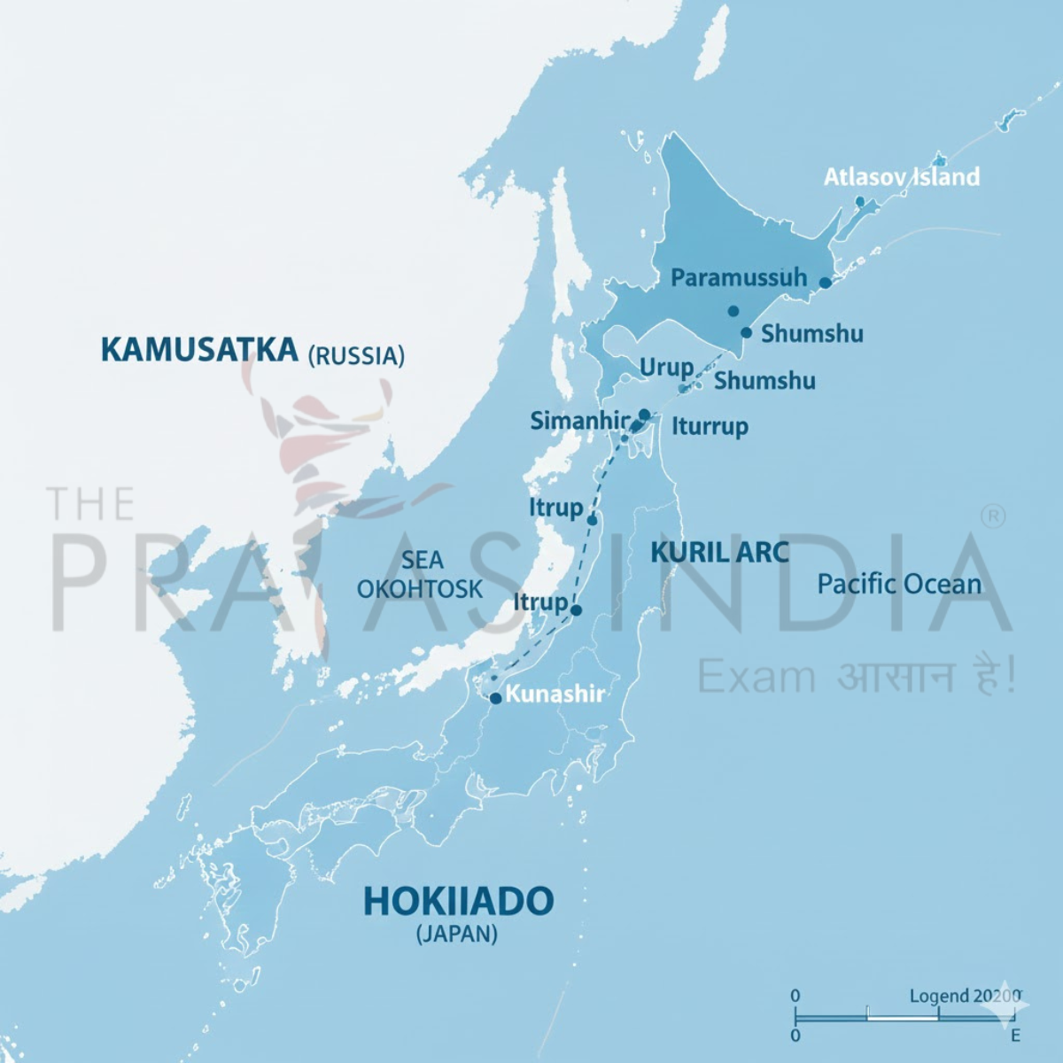 Kuril Islands Geographical Location