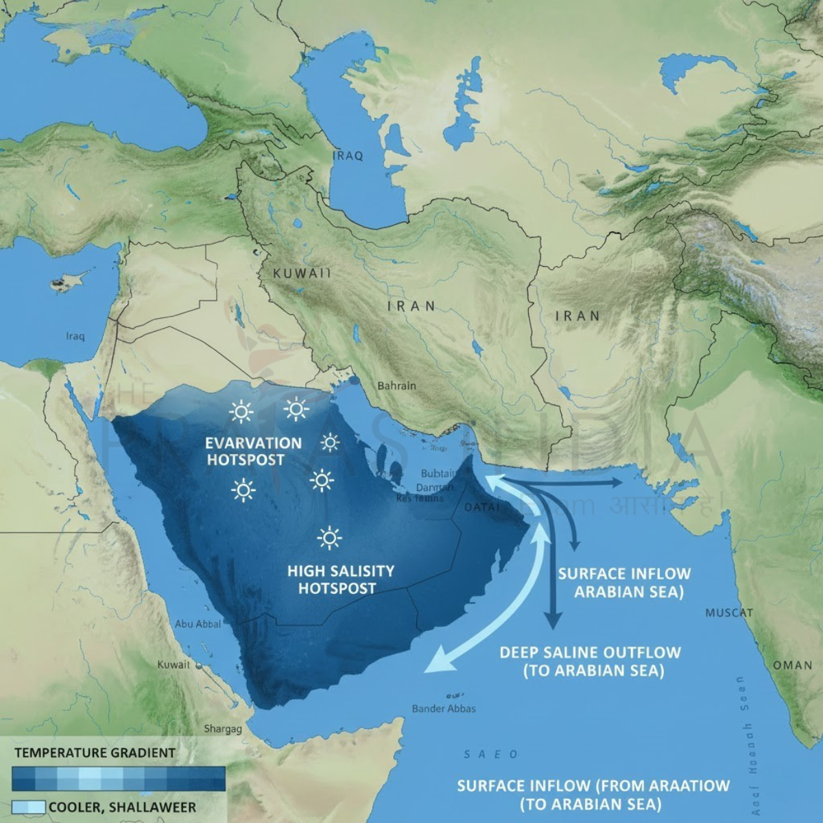 Persian Gulf Ocean Circulation