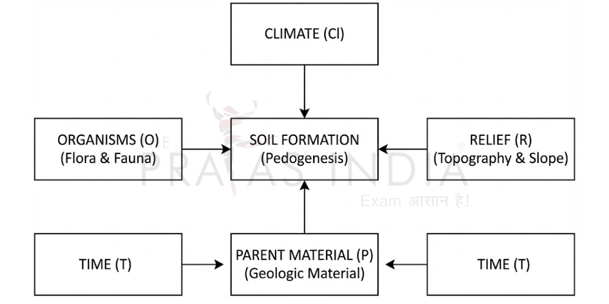 Types of Soil in India 1 Soil Formation Factors