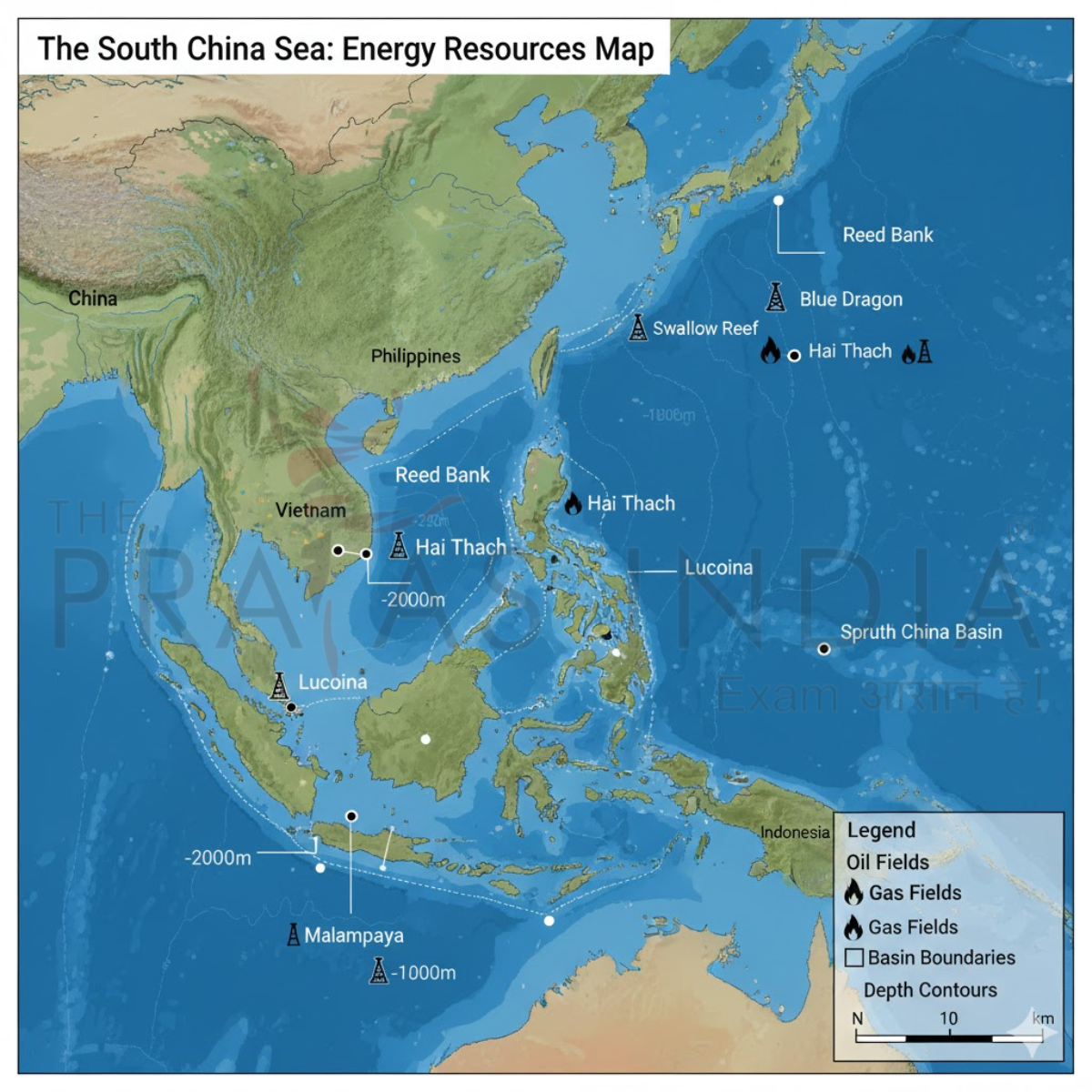 South China Sea Energy Resource Map