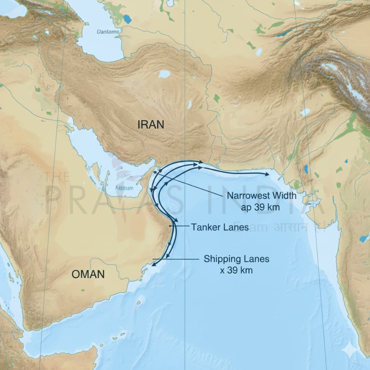 Strait of Hormuz Map