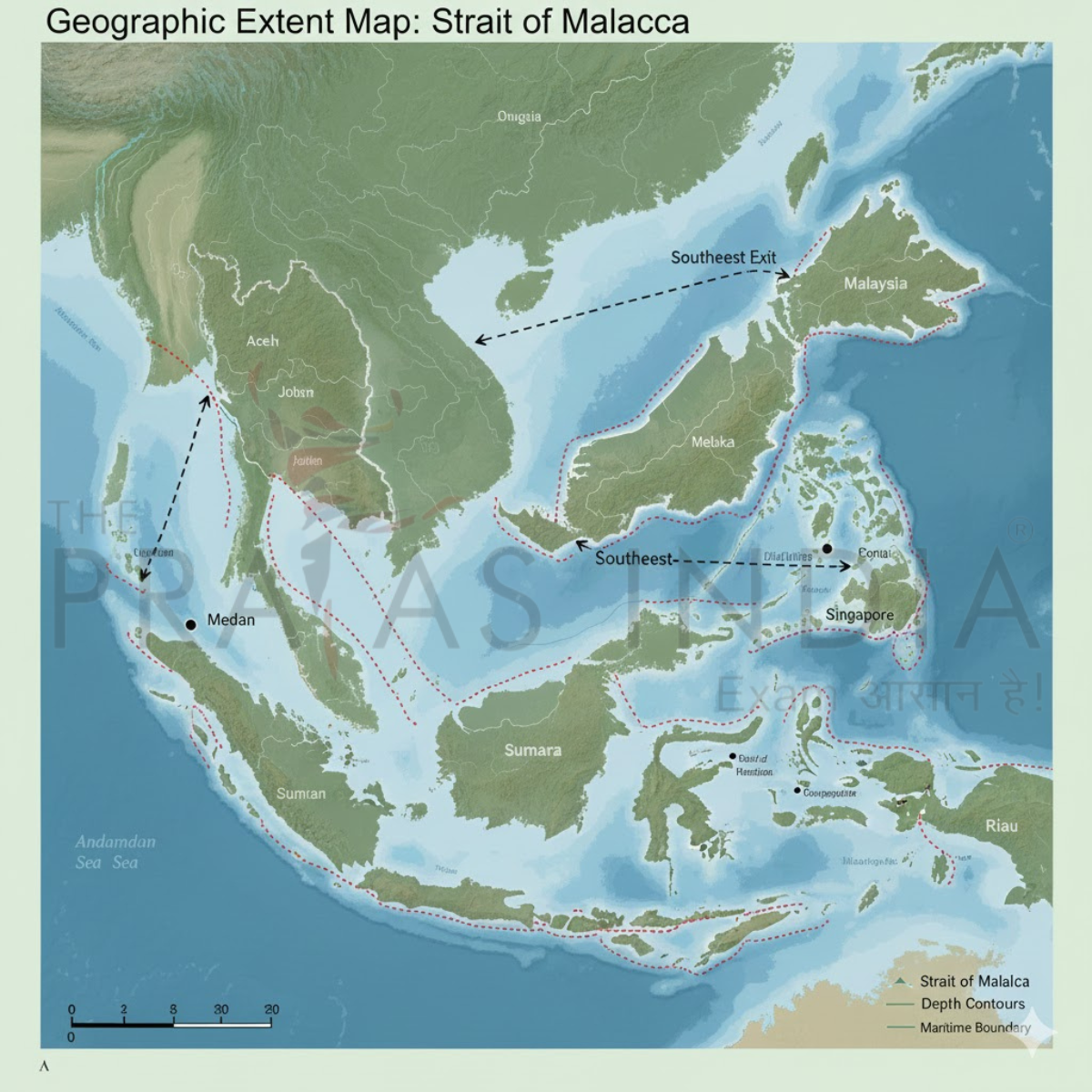 Strait of Malacca Location Geographic