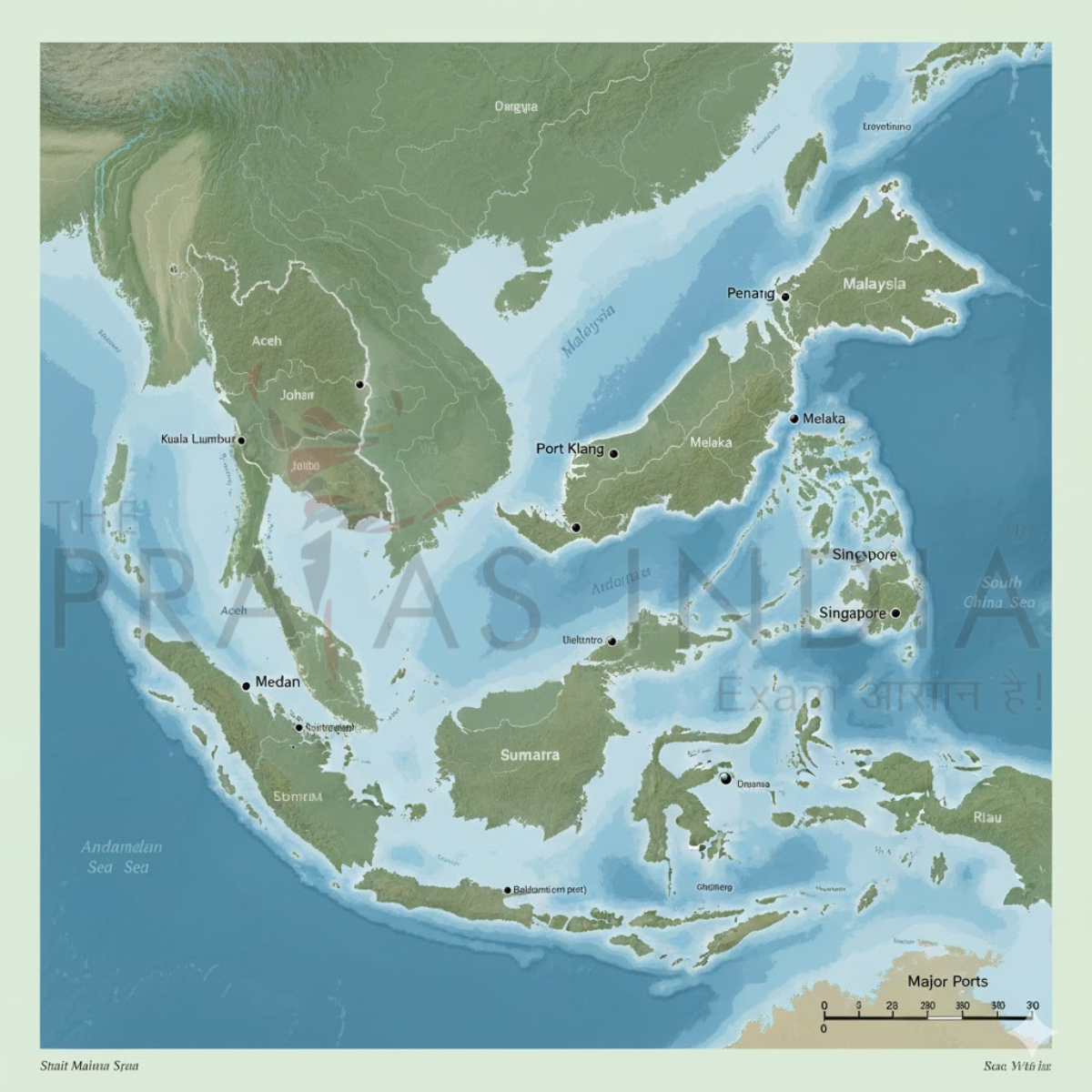Strait of Malacca Map