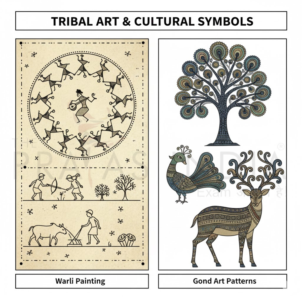 Major Tribes in India 3 Tribal Art & Cultural Symbols