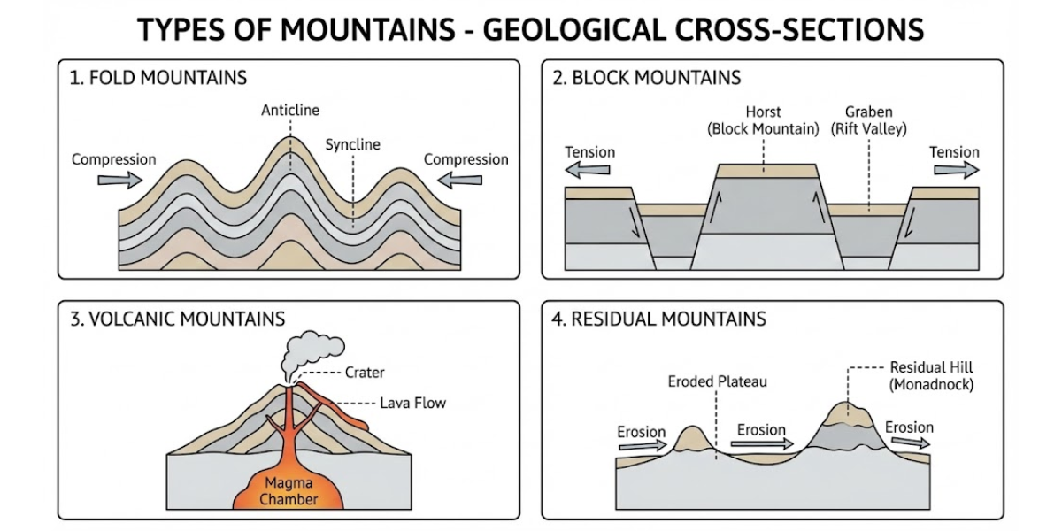 Types of Mountains