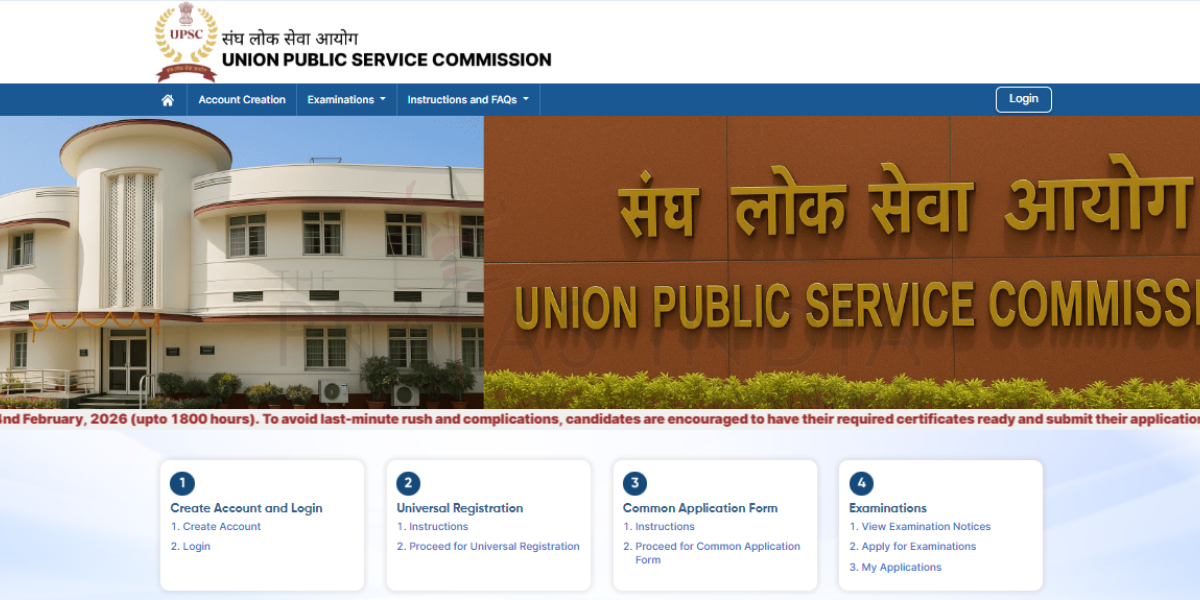 How to Fill UPSC CSE 2026 Application Form Step by Step