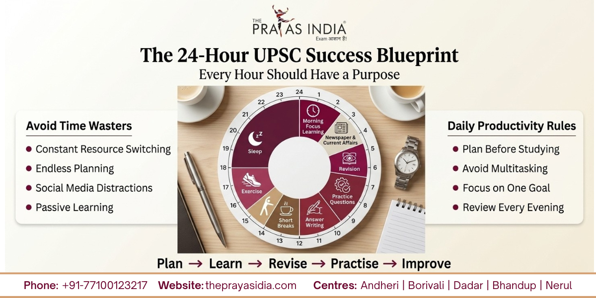 Smart Time Management Tips for UPSC Aspirants 1 Smart Time Management Tips for UPSC Aspirants