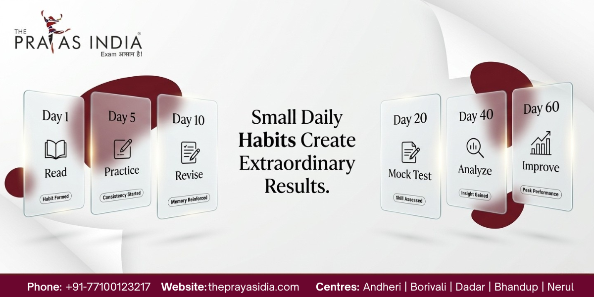 Success Habits You Can Build with The Prayas India During CAT Preparation 4 Success Habits You Can Build with The Prayas India During CAT Preparation
