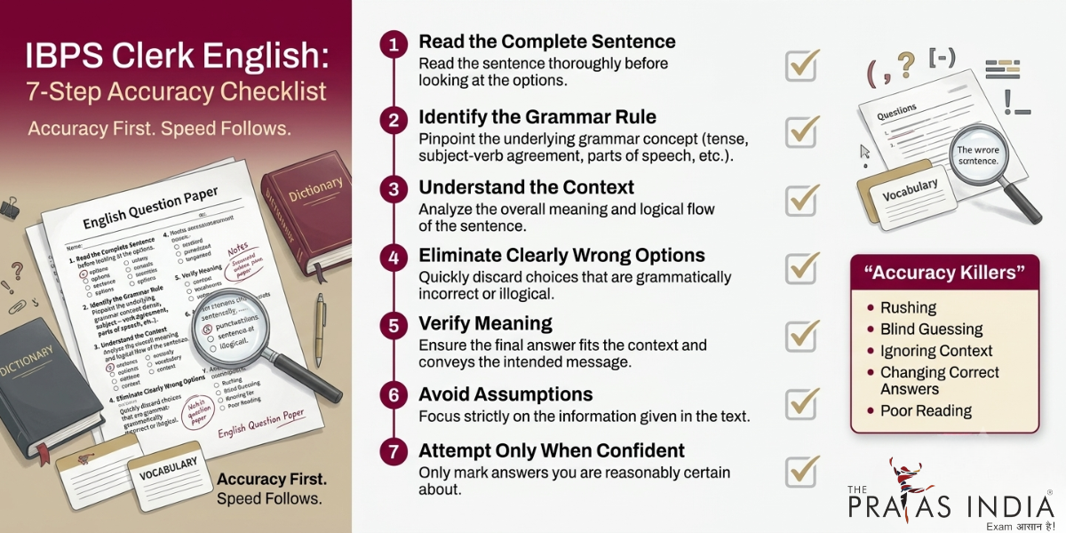 IBPS Clerk English Preparation: Improve Accuracy in 30 Days