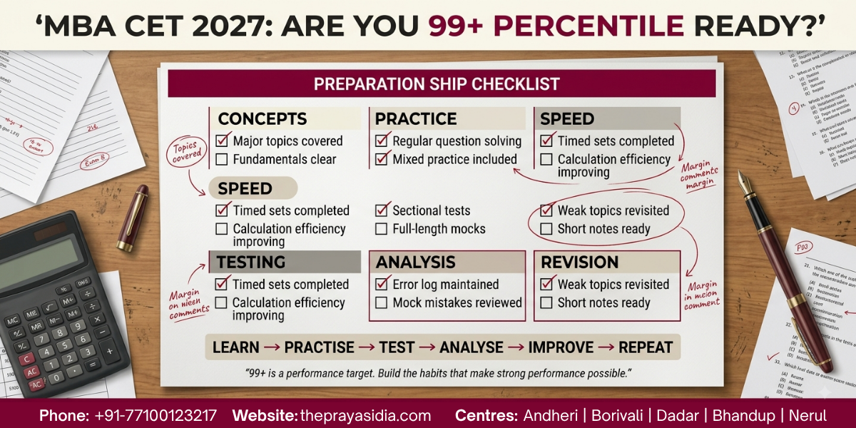 MBA CET 2027 Study Plan