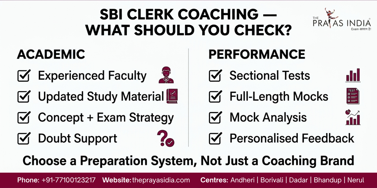 What to Look for Before Joining SBI Clerk Coaching in Mumbai 2 What to Look for Before Joining SBI Clerk Coaching in Mumbai