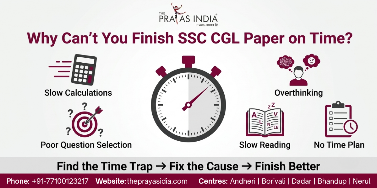Why Can't You Complete SSC CGL Paper on Time?