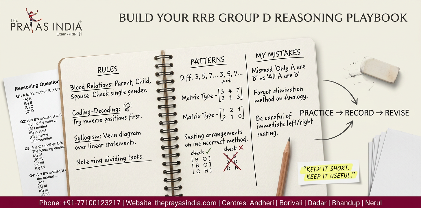 RRB Group D Reasoning Preparation Strategy for Beginners 1 RRB Group D Reasoning Preparation Strategy for Beginners