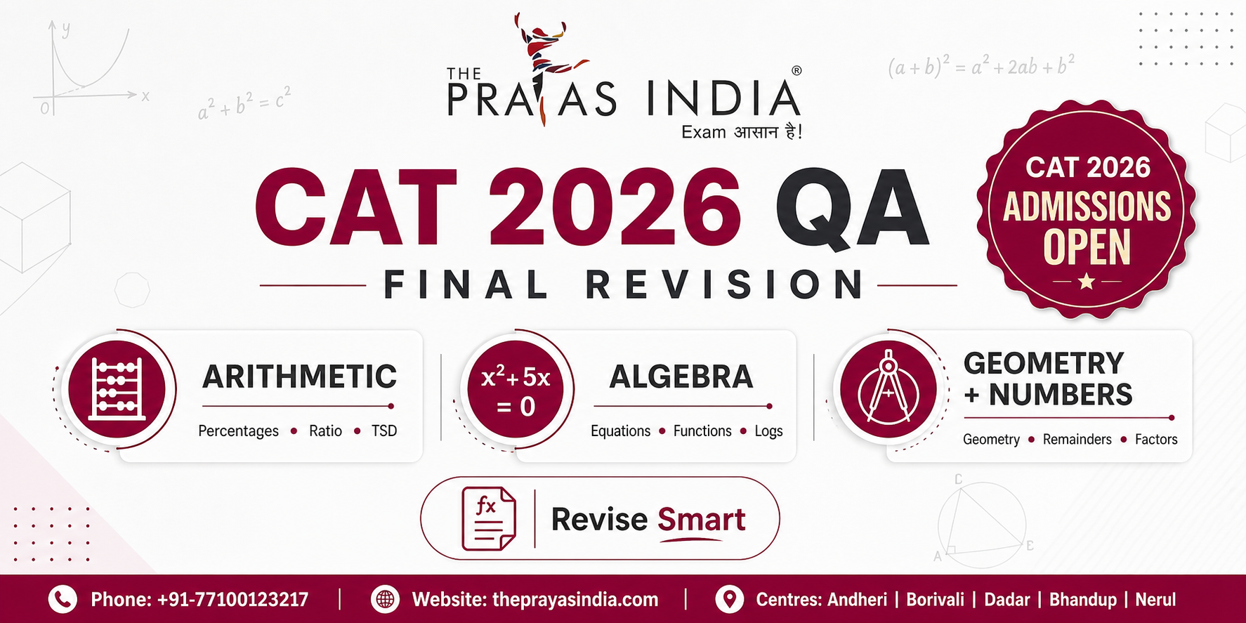 CAT 2026 Final Revision Strategy