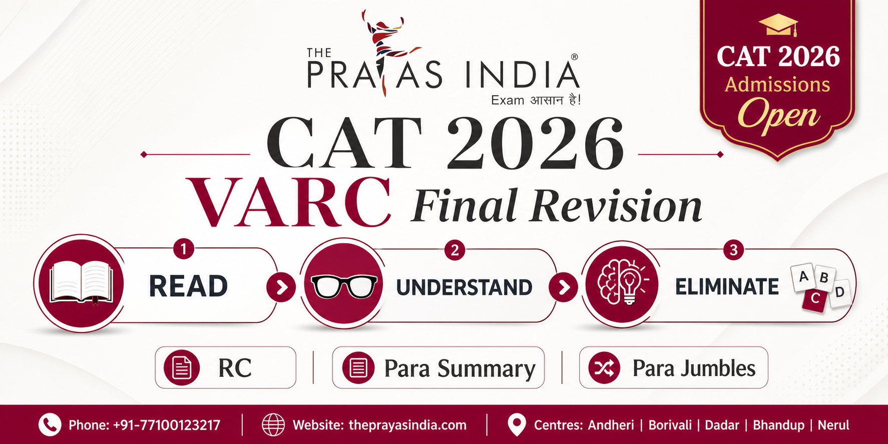 CAT 2026 Final Revision Strategy