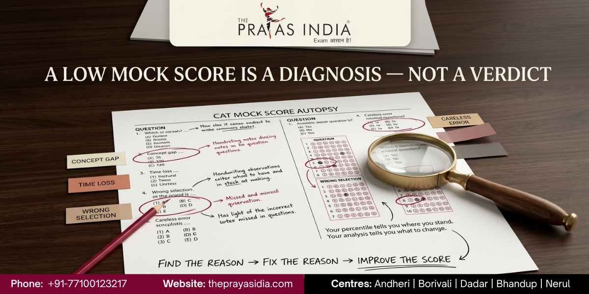 Scoring Low in CAT Mocks? 1 Scoring Low in CAT Mocks?