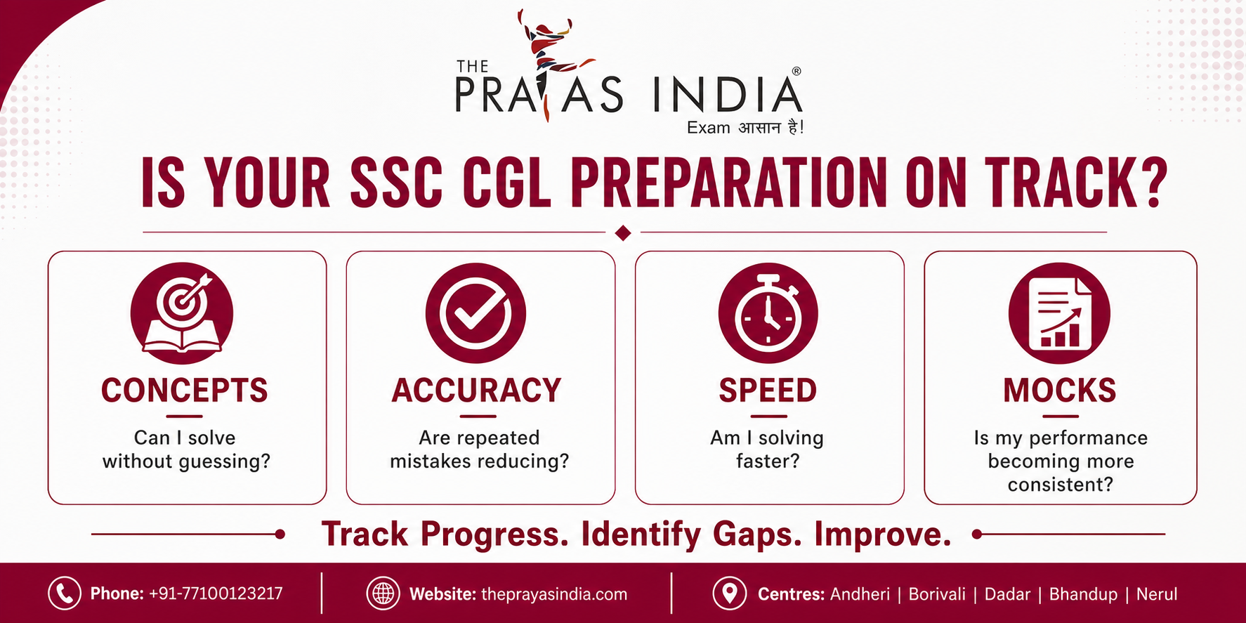 How to Know If Your SSC CGL Preparation Is on Track