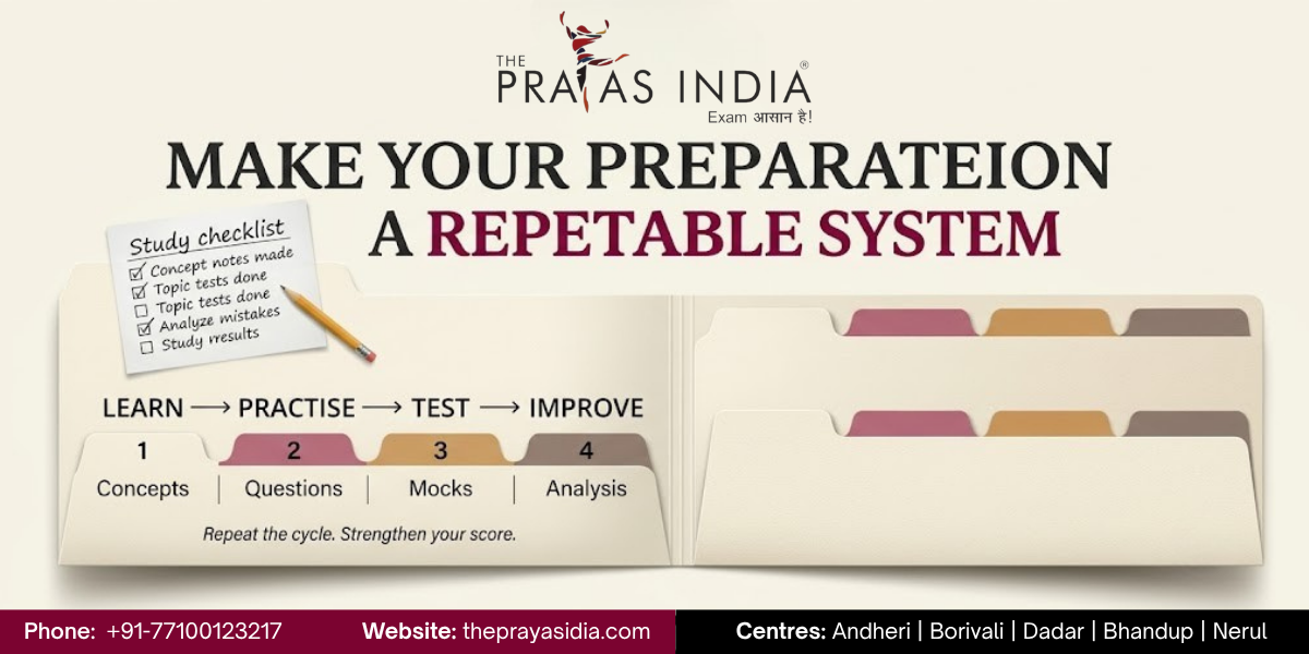 Discover how The Prayas India can strengthen your MBA CET 2027 preparation with structured learning, practice, mock tests, analysis, revision and expert guidance.