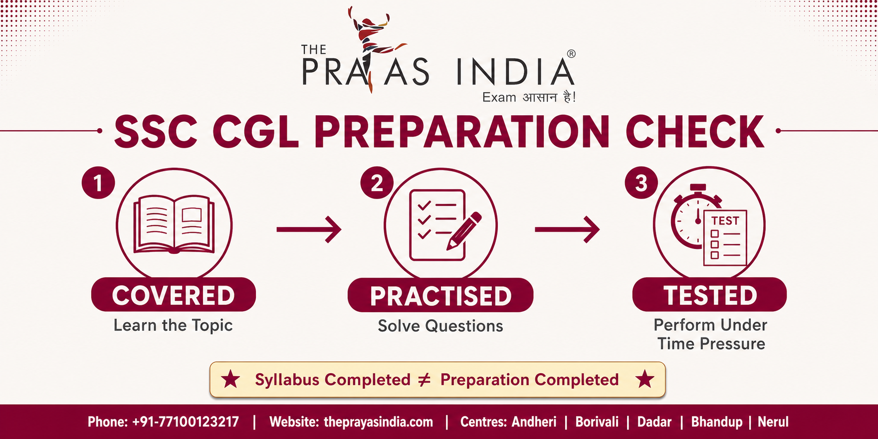How to Know If Your SSC CGL Preparation Is on Track