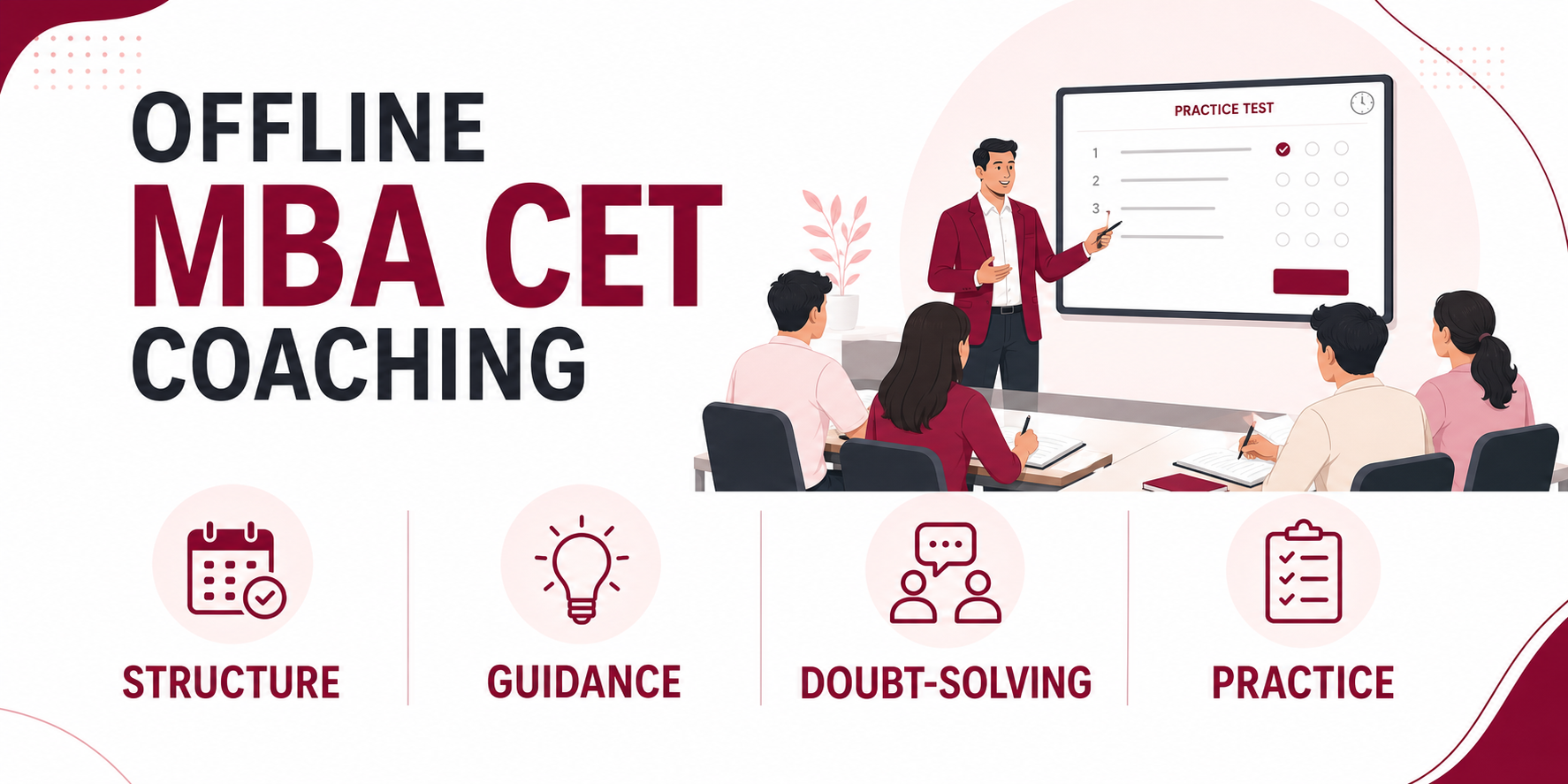 Offline MBA CET Coaching in Bhandup 1 Classroom Learning Benefits