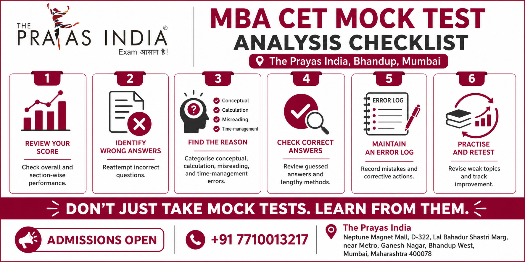 How to Analyse MBA CET Mock Tests and Learn from Mistakes