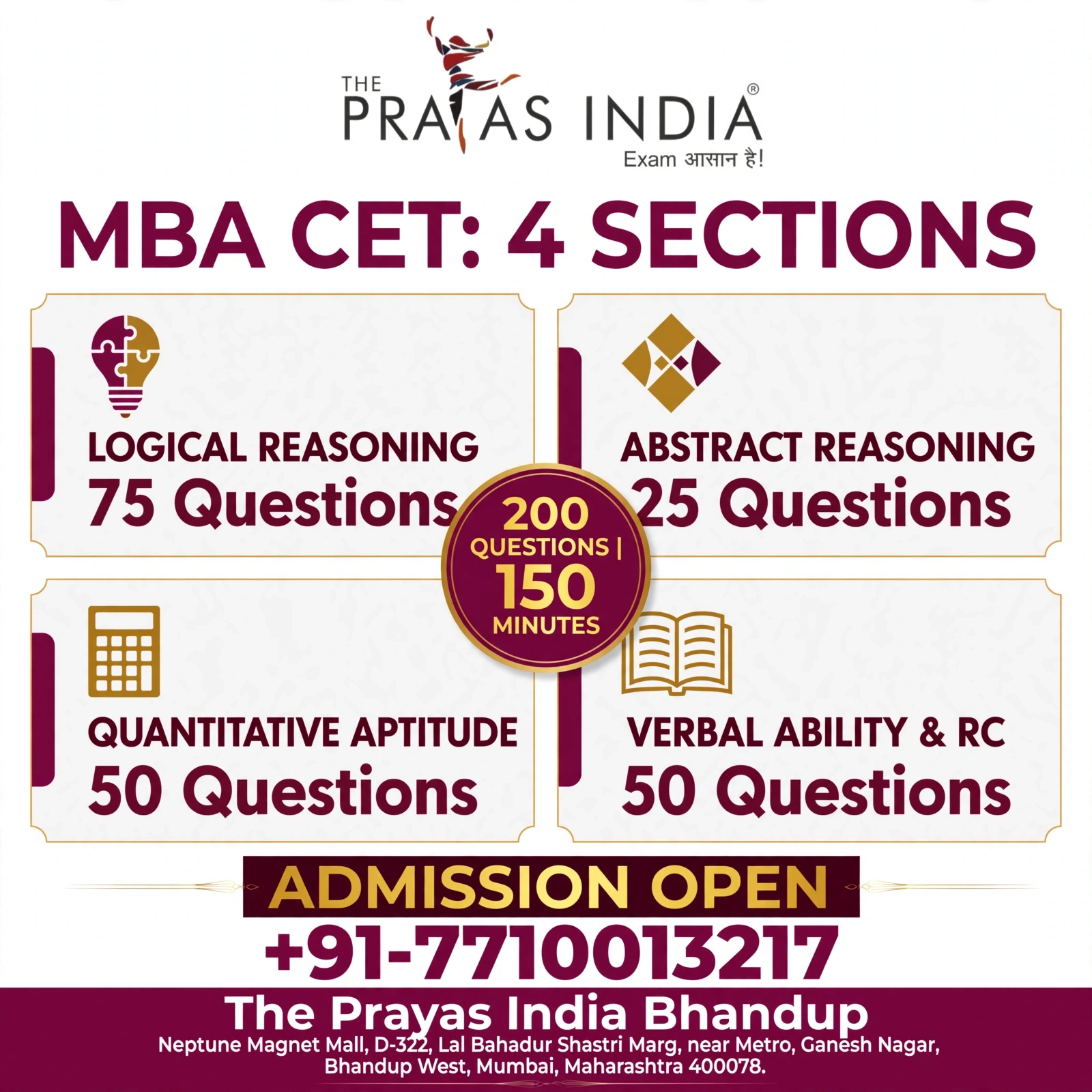 How to Prepare for All 4 MBA CET Sections