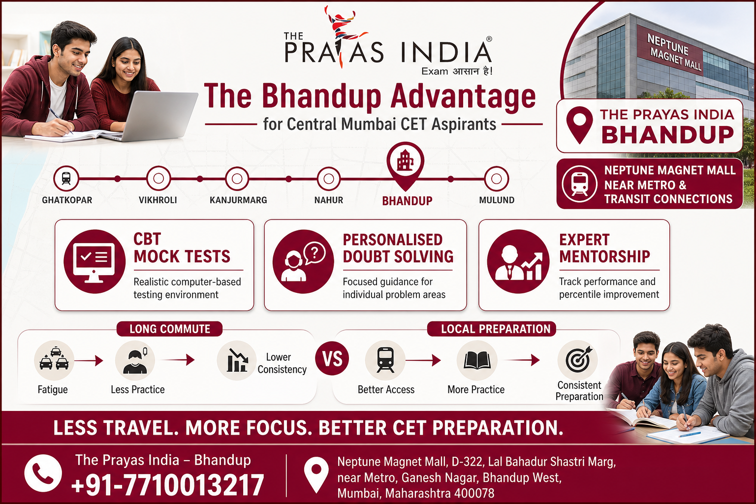 Why Students Choose The Prayas India Bhandup for CET Prep 2 Why Students Choose The Prayas India Bhandup for CET Prep
