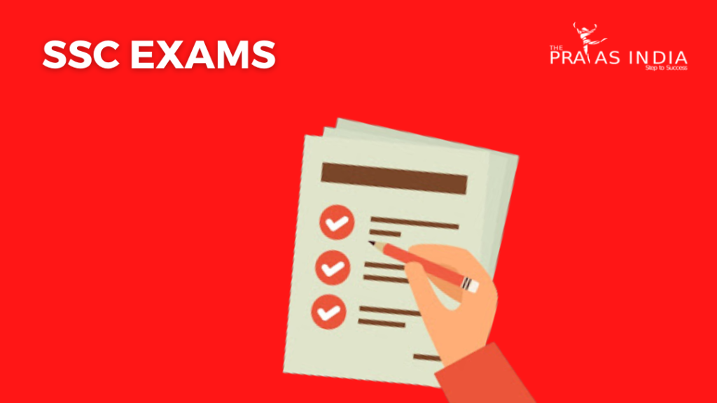 Title image for SSC exams portraying the exams.