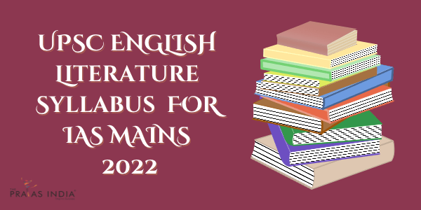 UPSC English Literature Syllabus