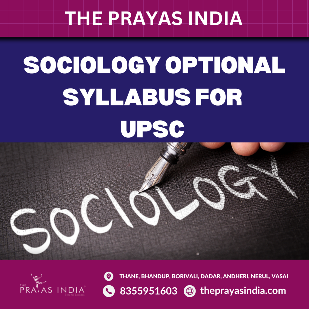 Sociology Optional Syllabus