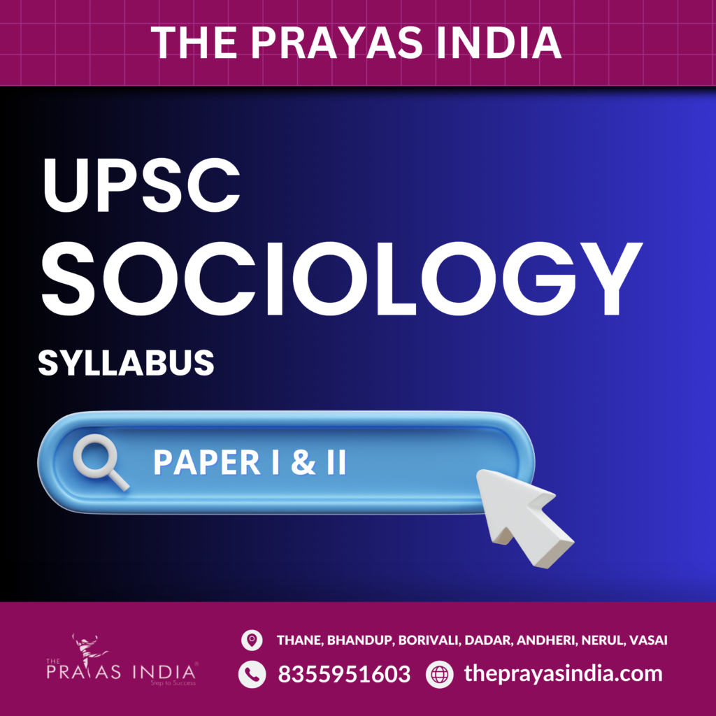 UPSC Sociology Syllabus