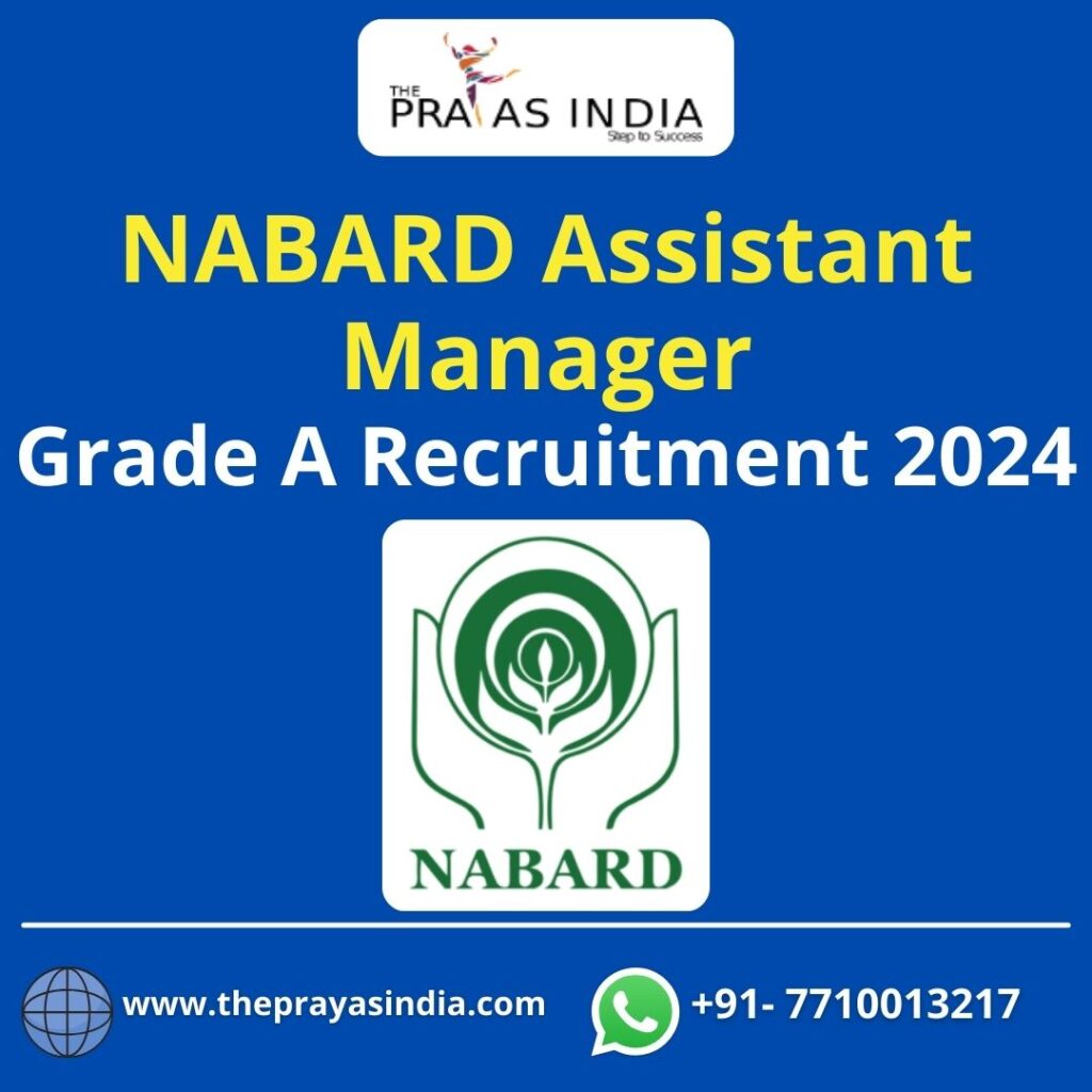 Nabard Assistant Manager Grade A Recruitment 2024 Apply Online