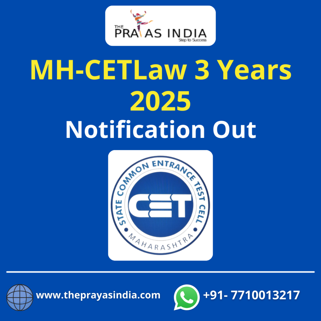 MH-CET Law 2025 Years - The Prayas India