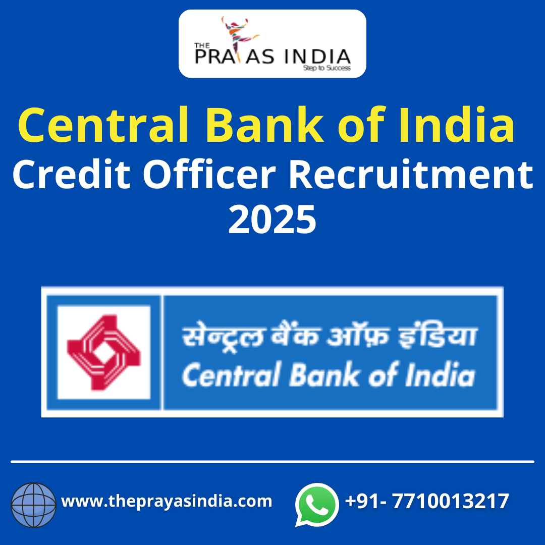 Central Bank of India Credit Officer Recruitment 2025