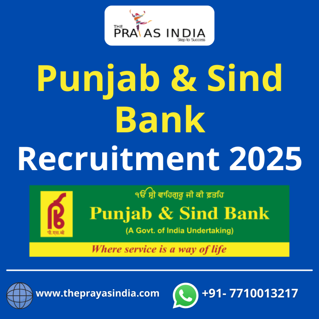 Punjab & Sind Bank Recruitment 2025