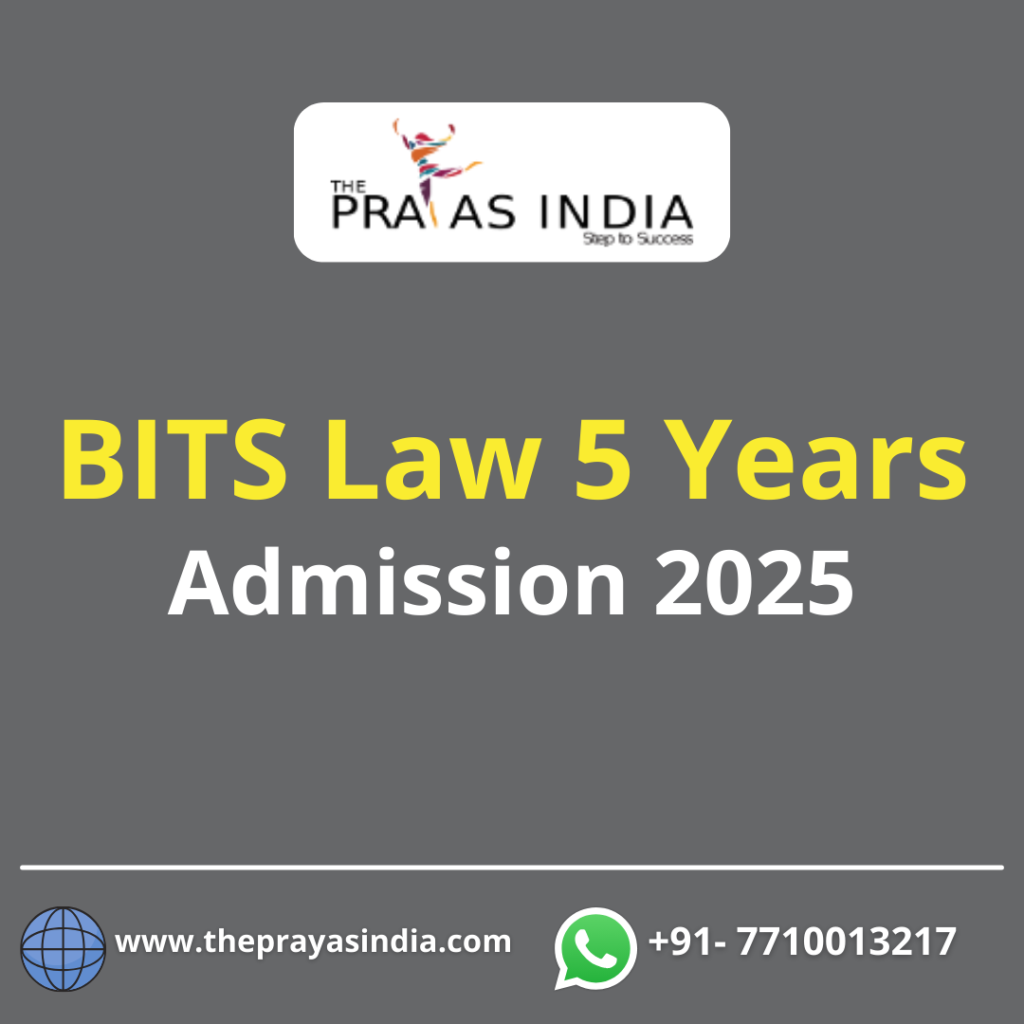 BITS Law 5 Years Admission 2025