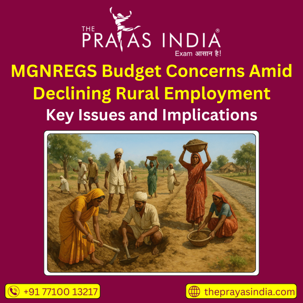 MGNREGS Budget Concerns Amid Declining Rural Employment