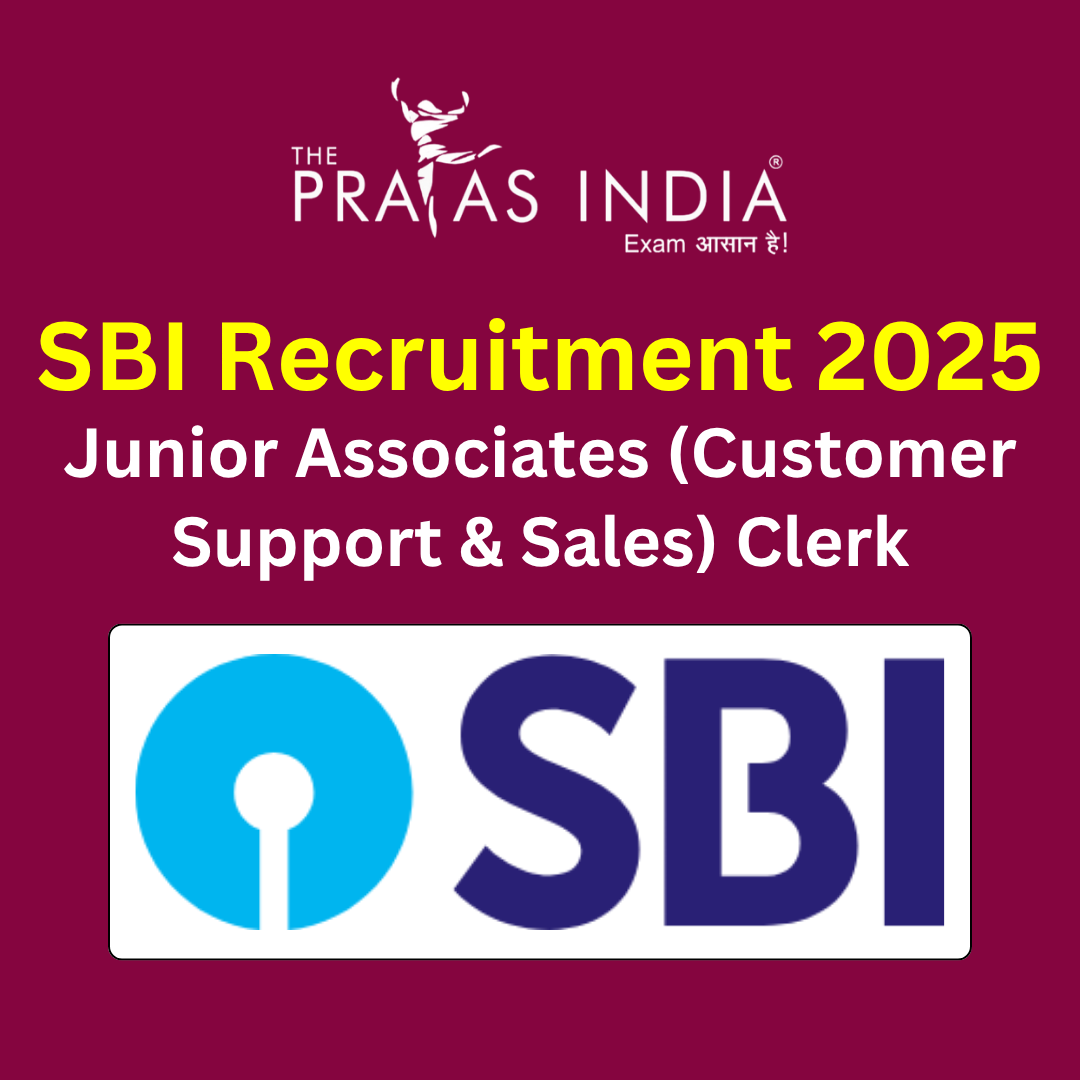 SBI Junior Associates Clerk Recruitment 2025