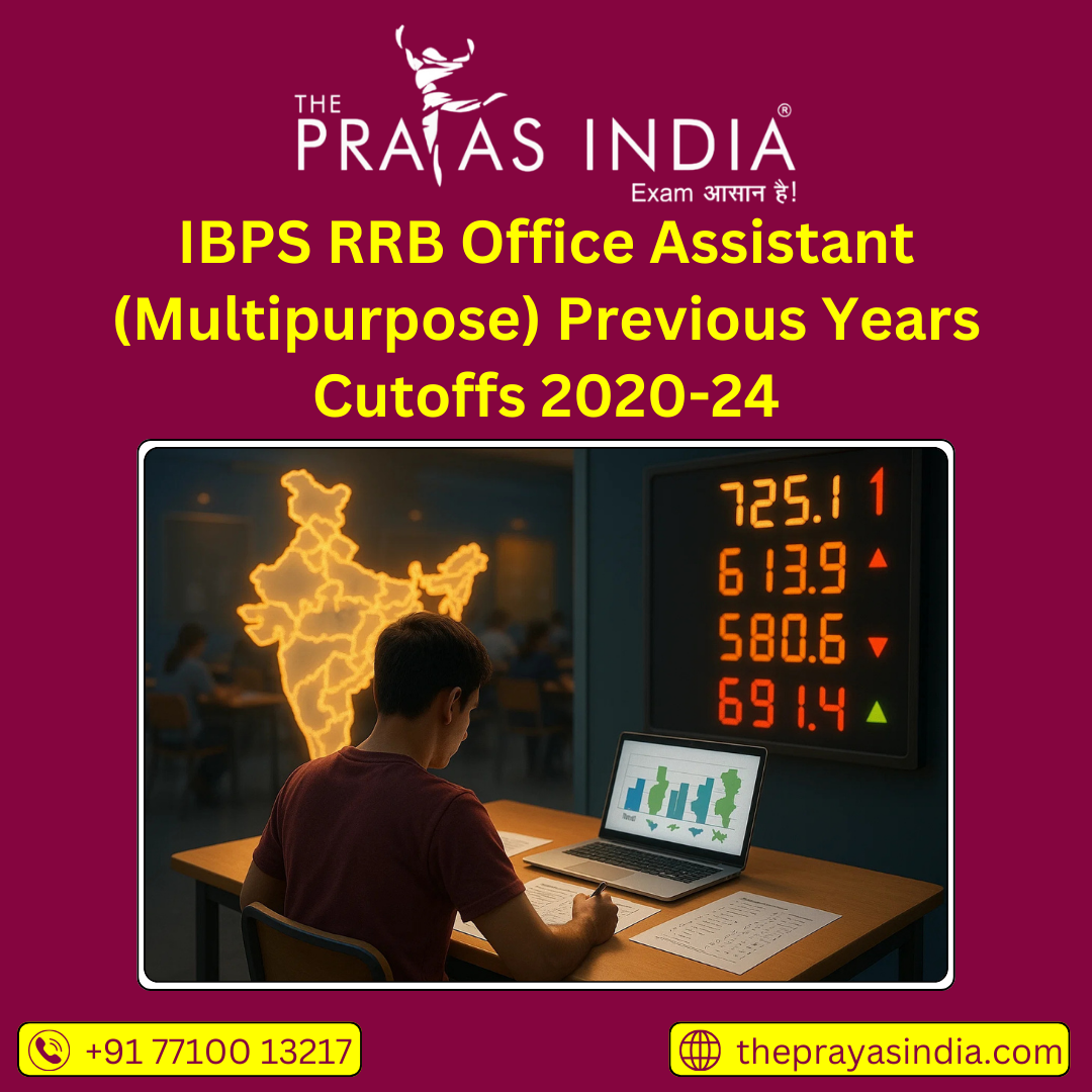 IBPS RRB Office Assistant (Multipurpose) Previous Years Cutoffs 2020-24