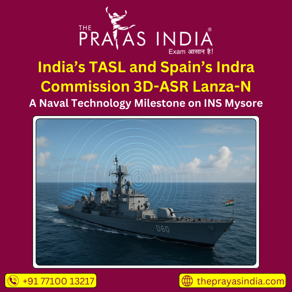 India’s TASL and Spain’s Indra Commission 3D-ASR Lanza-N