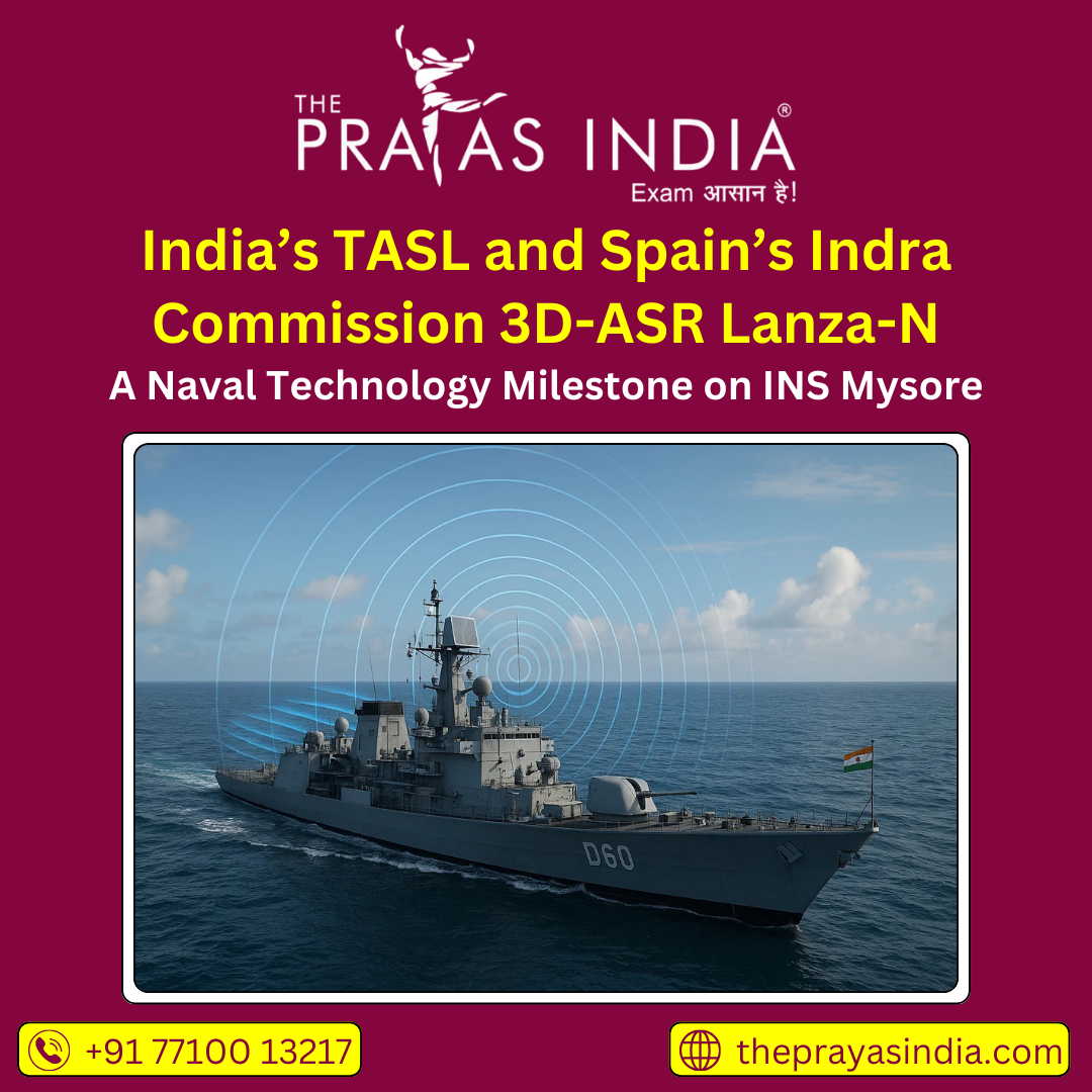 India’s TASL and Spain’s Indra Commission 3D-ASR Lanza-N