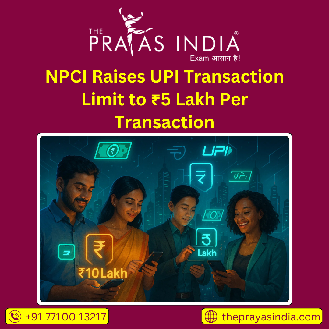 NPCI Raises UPI Transaction Limit to ₹5 Lakh Per Transaction