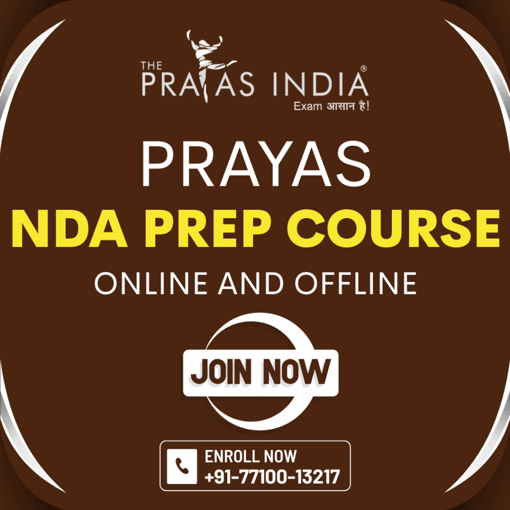 Prayas NDA Prep Course 1 Prayas NDA Prep Program The Prayas India