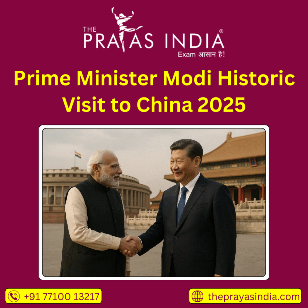 Prime Minister Modi Historic Visit to China 2025