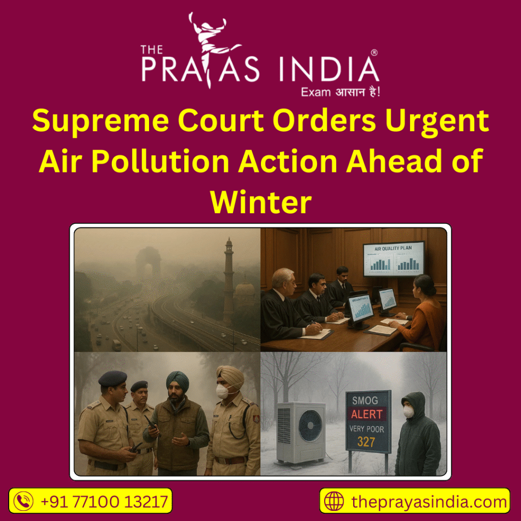 Supreme Court Orders Urgent Air Pollution Action Ahead of Winter