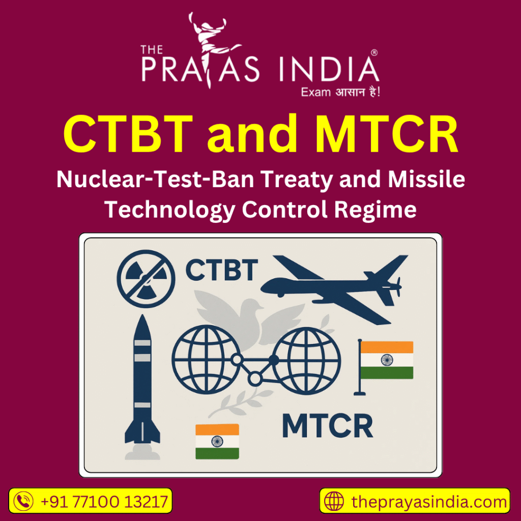CTBT and MTCR