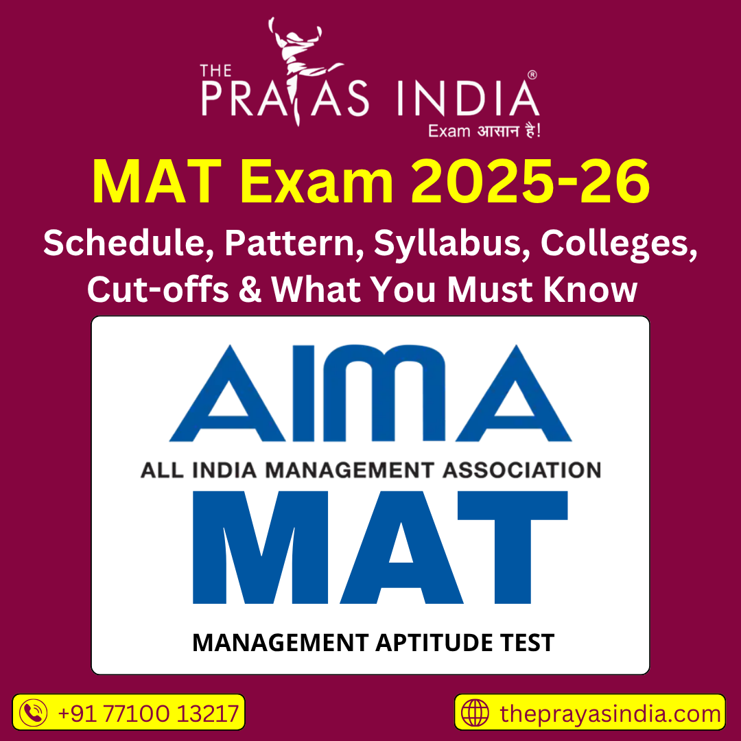 MAT Exam 2025-26 | The Prayas India