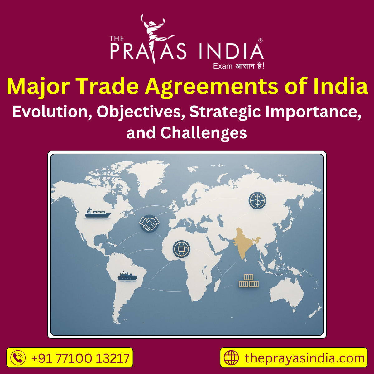 Major Trade Agreements of India - The Prayas India